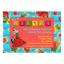 Invitación del fiesta de la fiesta - bailarín mexi
