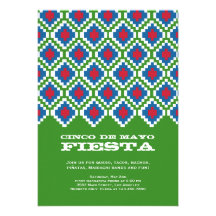 Invitación del fiesta de la fiesta de Cinco de May