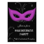 Invitación del fiesta de la mascarada de la fantas invitaciones