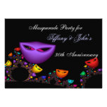 Invitación del fiesta de la mascarada de la fantas invitaciones