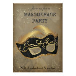 Invitación del fiesta de la mascarada de la fantas invitaciones