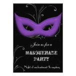 Invitación del fiesta de la mascarada de la fantas invitaciones