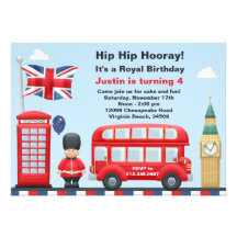 Invitación del fiesta de Londres