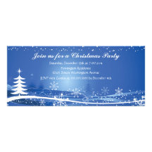 Invitación del fiesta de los árboles de navidad de