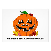 Invitación del fiesta de los niños de Halloween