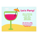 Invitación del fiesta de Luau