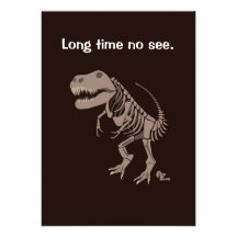 Invitación del fiesta de T Rex