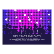Invitación del fiesta del Año Nuevo de la noche de
