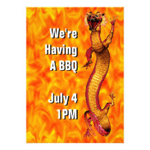 Invitación del fiesta del Bbq
