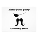 Invitación del fiesta del bigote