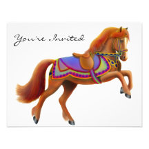 Invitación del fiesta del caballo del circo