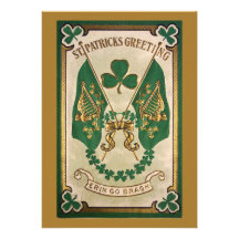 Invitación del fiesta del día del St. Patricks