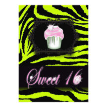 Invitación del fiesta del dulce 16 del estampado d