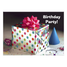 Invitación del fiesta del feliz cumpleaños