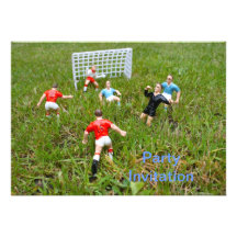 Invitación del fiesta del fútbol/del partido de fú