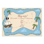 Invitación del fiesta del pirata