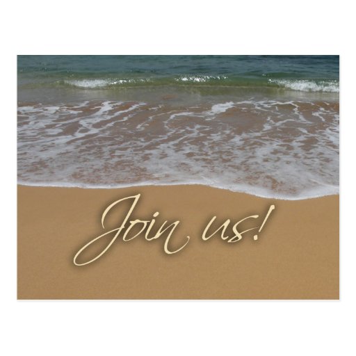 Invitación del fiesta del tema de la playa postal