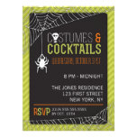 Invitación del fiesta del traje de Halloween