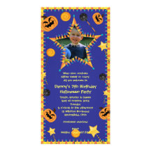 Invitación del fiesta del traje de Hallowen del cu Tarjeta Personal