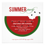 Invitación del fiesta del verano de la sandía