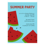 Invitación del fiesta del verano de las rebanadas 