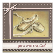 Invitación del funcionamiento del ballet