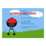 Invitación del golpe del Bbq del verano