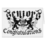 Invitación del gráfico de los mayores felicitaciones