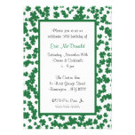 Invitación del marco del trébol