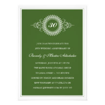 Invitación del medallón del aniversario