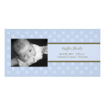 Invitación del nacimiento de la tarjeta de la foto tarjetas con fotos personalizadas