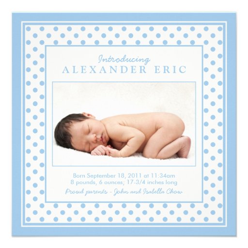 Invitación del nacimiento del lunar de la foto del
