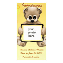 invitación del nacimiento tarjetas fotograficas personalizadas