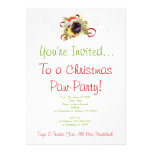 Invitación del navidad del barro amasado