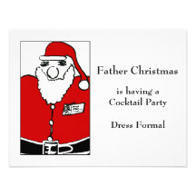 Invitación del navidad del padre