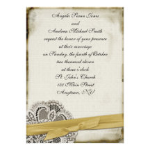 Invitación del oro del cordón del vintage de Londr
