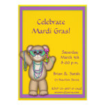 Invitación del oso del carnaval