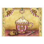 Invitación del pan de jengibre del día de fiesta d