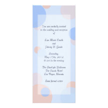 Invitación del paquete de la rata - azul