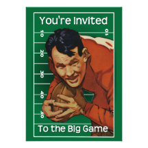 Invitación del partido de fútbol