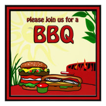 Invitación del perrito caliente de la hamburguesa 