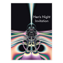 Invitación del personalizado de la noche de la gal