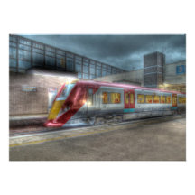 Invitación del personalizado del tren