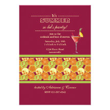 Invitación del placer de la fruta cítrica