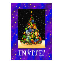 Invitación del regalo de Navidad