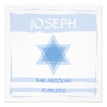 Invitación del talit de Mitzvah de la barra - pers
