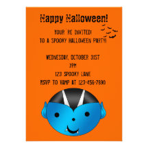 Invitación del vampiro de Halloween