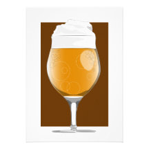 Invitación del vidrio de cerveza 2