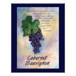 Invitación del vino de Cabernet-Sauvignon