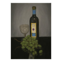 Invitación del vino y de las uvas